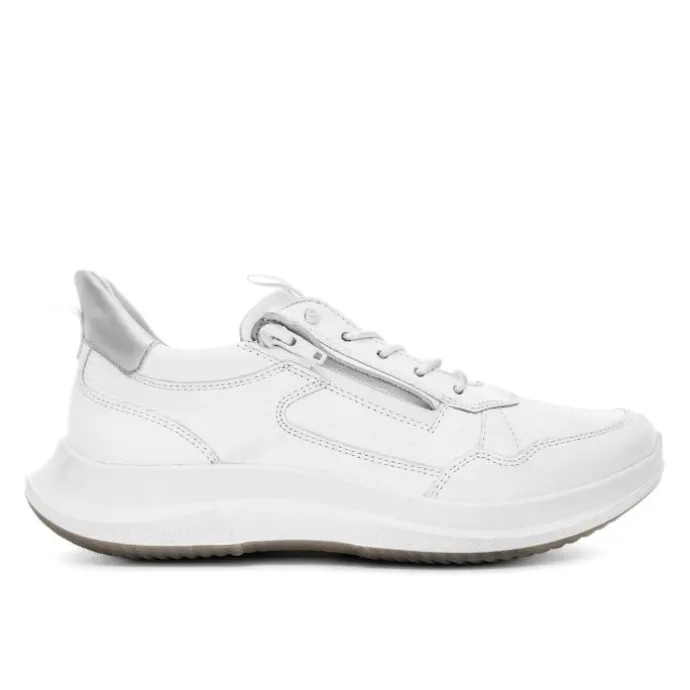 Ara Motion H-Width White/Silver Women