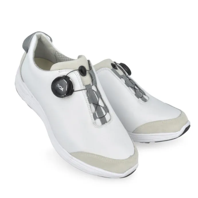 Klaveness Frida Shoe Off White Pig Velour BOA Women