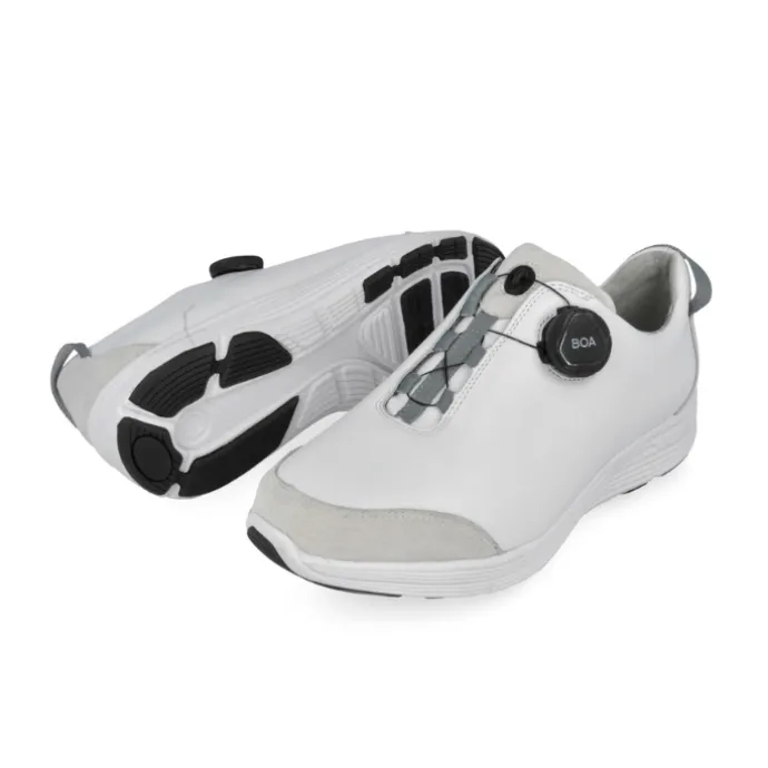 Klaveness Frida Shoe Off White Pig Velour BOA Women