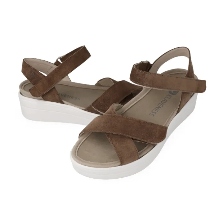 Klaveness Maria Sandal Camel Women