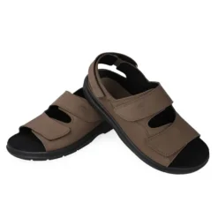 Klaveness 0837 Nubuck Naturform Sandal Brown Unisex