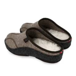 Klaveness Slipper Whool Dark Beige Women