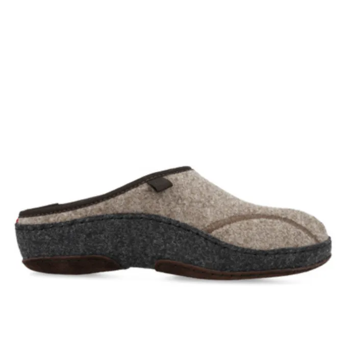 Klaveness Slipper Whool Dark Beige Women