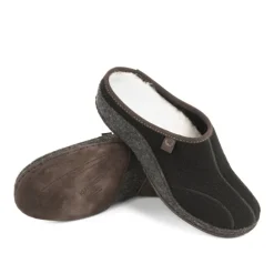 Klaveness Slipper Wool Black Unisex