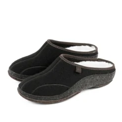 Klaveness Slipper Wool Black Unisex