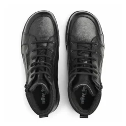New Feet Boot With Lace And Zipper Black Men