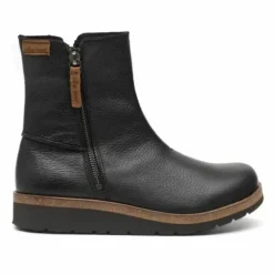 New Feet Boot 2 Zippers Black Women