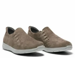 New Feet Loafer Elastic Goat Skin Sand Women