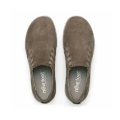 New Feet Loafer Elastic Goat Skin Sand Women