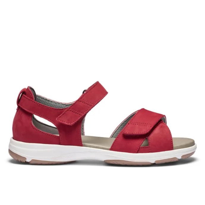 New Feet Sandal Heelcap Red Women
