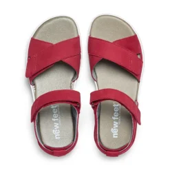 New Feet Sandal Heelcap Red Women
