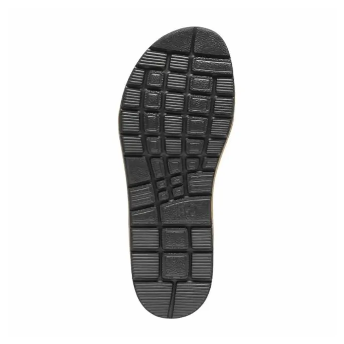 New Feet Sandal Loop Heelcap Black Nubuck Women