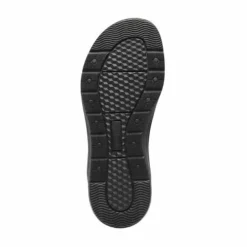 New Feet Velcro Leather/Stretch Black Men