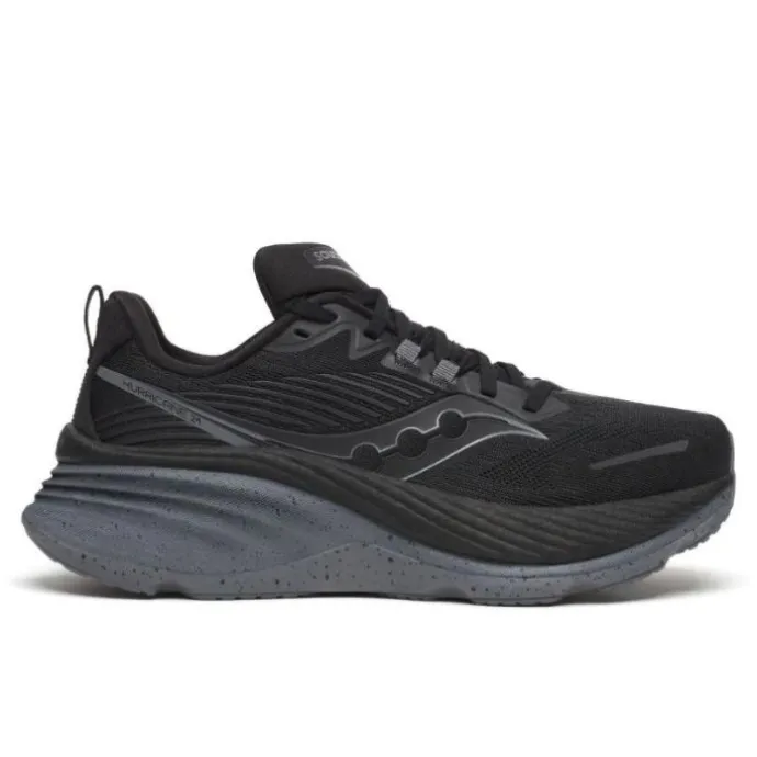 Saucony Hurricane 24 Medium Black/Shadow Men