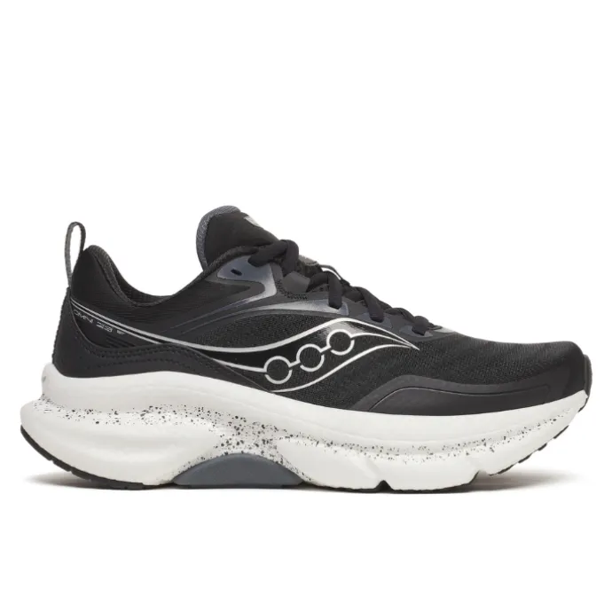 Saucony Omni 23 ST Wide Black/Silver Men